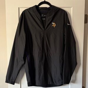 Nike Black MN Vikings Windbreaker